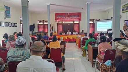 PEMBENTUKAN DAN PENGUKUHAN PENGURUS KARANG WREDA ADIYUSWA MANDALA DESA SAWAN